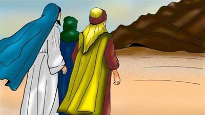 قصة ثلاث أصحاب كذابين