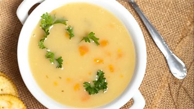 شوربة البطاطا بطريقة سهلة و مكونات بسيطة